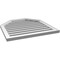 Ekena Millwork Octagonal Top Surface Mount PVC Gable Vent w/ 2"W x 1-1/2"P Brickmould Frame, 28"W x 28"H GVPOT28X2802SF - alternate 5